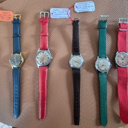 Lot montres m&eacute;caniques vintage fonctionnelles