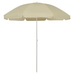 Parasol de plage jaune sable 240 cm