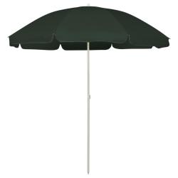 Parasol de plage vert 240 cm