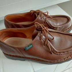 Chaussures PARABOOT Morzine marche II,lisse marron, dessus Veau pleine fleur ,P 43