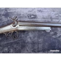 Beau fusil a broches canons Bernard