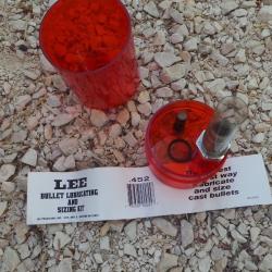 KIT DE RECALIBRAGE ET GRAISSAGE D'OGIVES LEE CAL .452