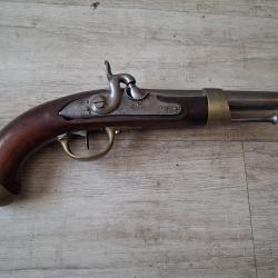 Pistolet &agrave; silex Fran&ccedil;aise (1 euros sans r&eacute;serves)
