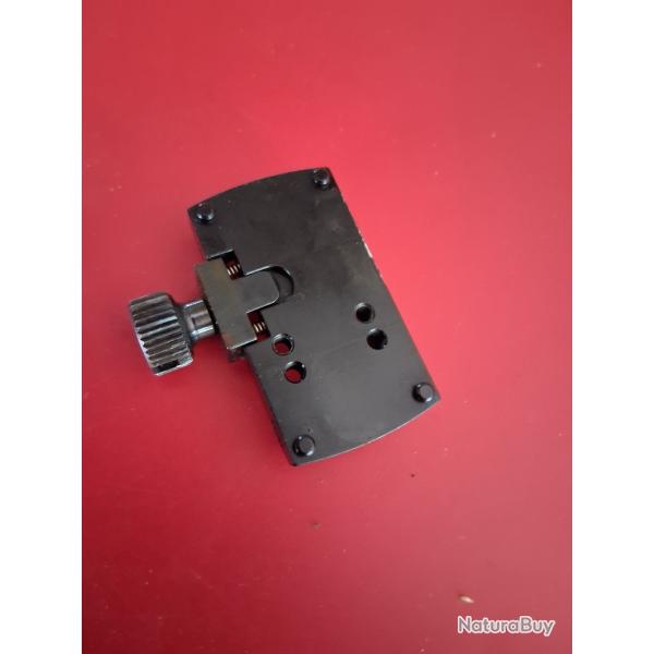 Embase pour point rouge Burris ou Docter pour rail picatinny et weaver