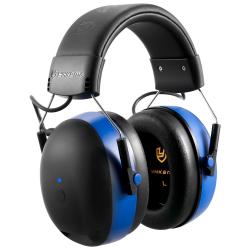 Casque Antibruit Bluetooth 6.0 SNR 33 dB Rechargeable Protection Auditive Tir Chasse Chantier Bleu