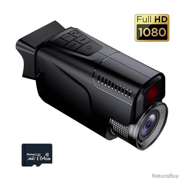 Monoculaire Vision Nocturne 1080P Infrarouge HD Cam�ra Chasse Surveillance + carte TF 64 Go
