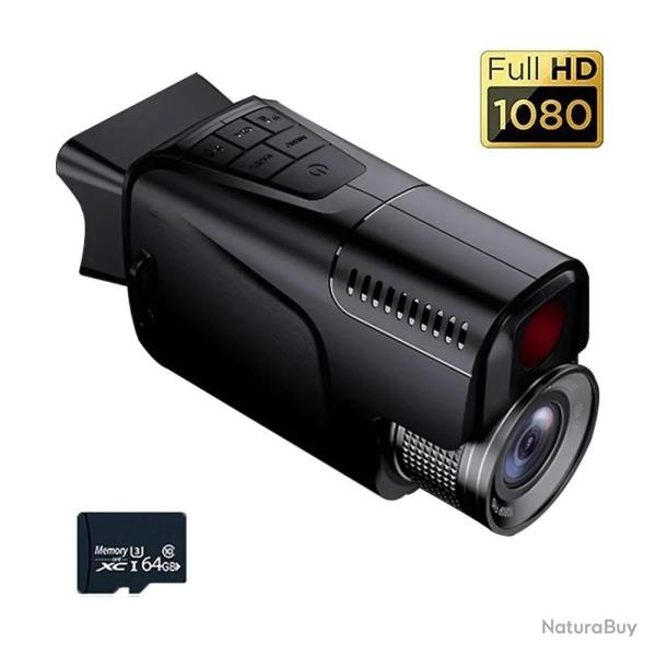 Monoculaire Vision Nocturne Infrarouge HD 1080P Zoom 5X IR 850nm Carte TF 64Go Rechargeable Chasse