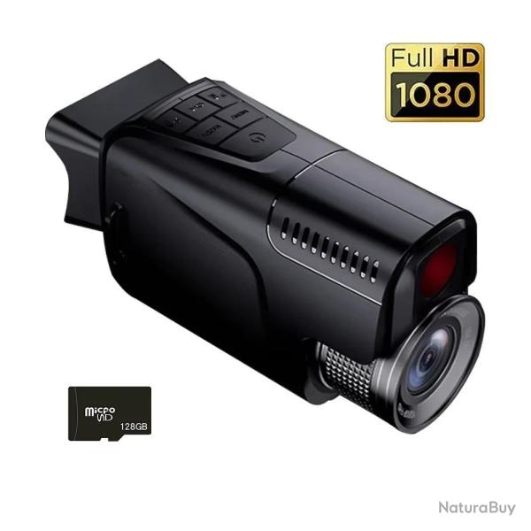 Monoculaire Vision Nocturne Infrarouge HD 1080P Zoom 5X IR 850nm Carte TF 128Go Rechargeable Chasse