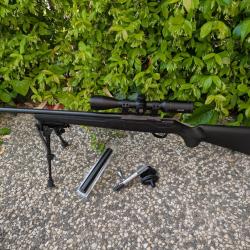 Carabine 22LR TIKKA T1x MTR + lunette HAWKE Vantage 3-9x40 Mildot IR + Silencieux Still 3