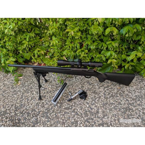 Carabine 22LR TIKKA T1x MTR + lunette HAWKE Vantage 3-9x40 Mildot IR + Silencieux Still 3