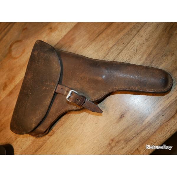 Etui de LUGER P08 fabrication locale INDOCHINE