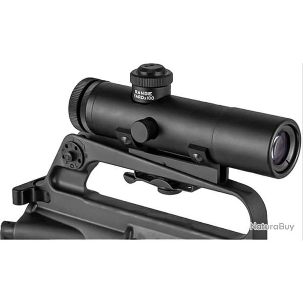 Lunette type colt 4x20 pour M16/AR15. Id�al TAR.