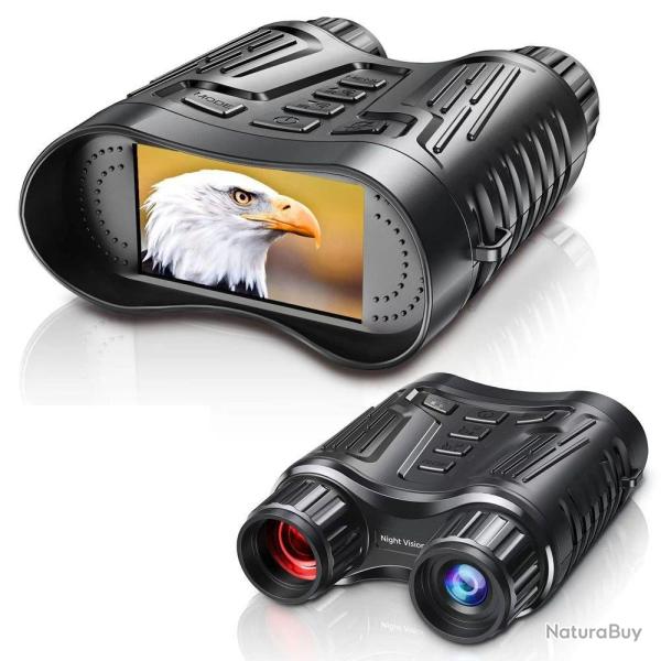 Jumelles Num�riques 8X Vision Nocturne IR 300M Photo Vid�o 4K Chasse Outdoor