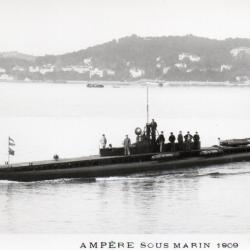 Photographie sous-marin Amp&egrave;re 1909 -N&deg;8075