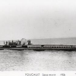 Carte postale sous-marin Foucault 1906 -N&deg;8076