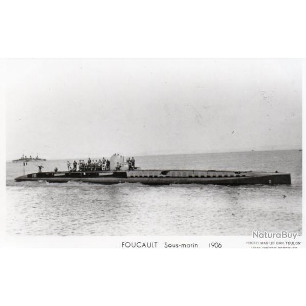 Carte postale sous-marin Foucault 1906 -N�8076