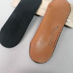 Etuis cuir couteau fermant