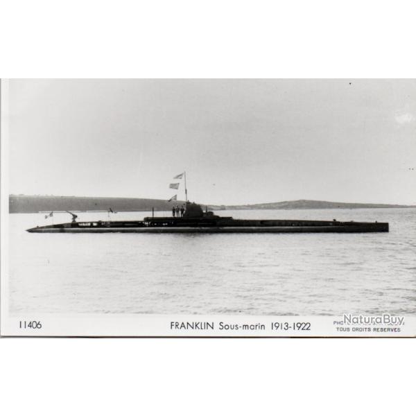 Carte Postale Sous-marin Franklin 1913-1922 -N�8078
