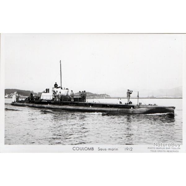 Carte Postale COULOMB Sous-marin 1912 -N�8079