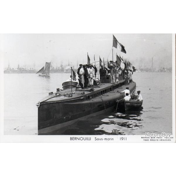 Carte postale sous-marin Bernoulli 1911 -N�8080