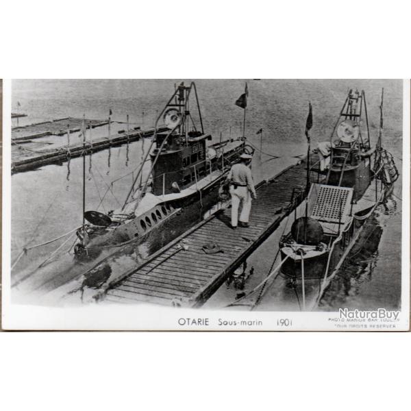 Carte postale sous-marin Otaries 1901 -N�8081