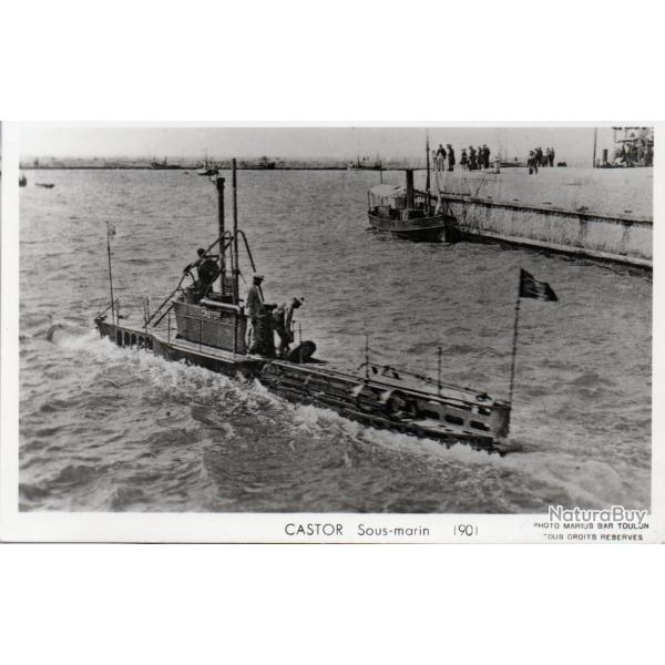 Carte postale sous-marin Castor 1901 -N�8082