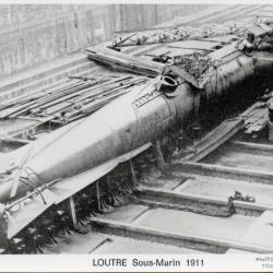 Carte Postale LOUTRE Sous-Marin 1911 -N&deg;8083