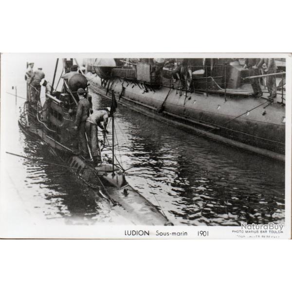 Carte postale sous-marin Ludion 1901 -N�8084