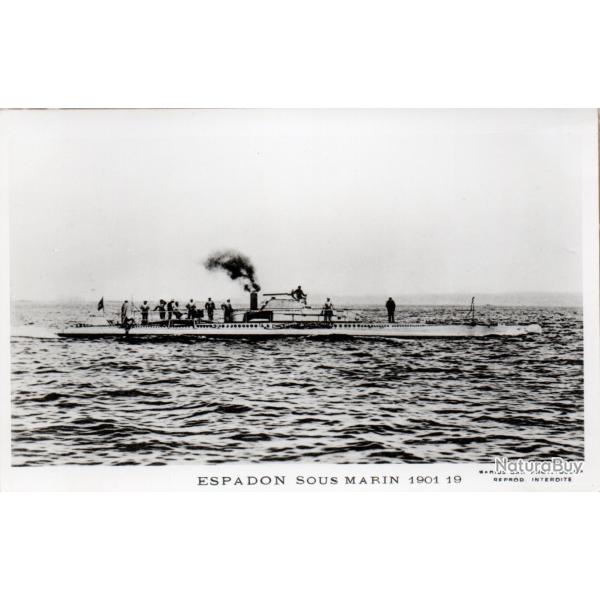 Photographie sous-marin Espadon 1901 -N�8090