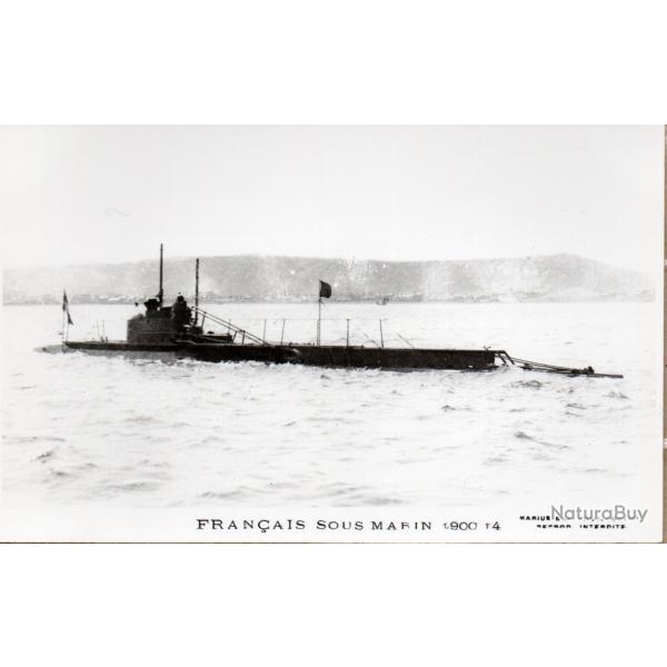 Carte Postale Sous-Marin Fran�ais 1900 -N�3070