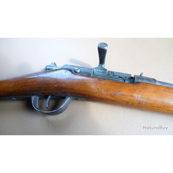 Carabine Gras 1874 transform�e chasse - Canon 68 cm S 1870 - Cal. ?15 mm