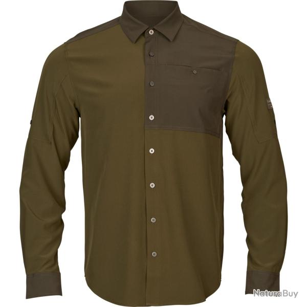 CHEMISE LOGMAR HARKILA LIGHTWEIGHT DARK OLIVE/WILLOW GREEN TAILLE L NEUVE