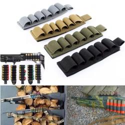 Patch Adh&eacute;sif-Velcro Porte-Cartouches CAL 12 , Coloris au Choix