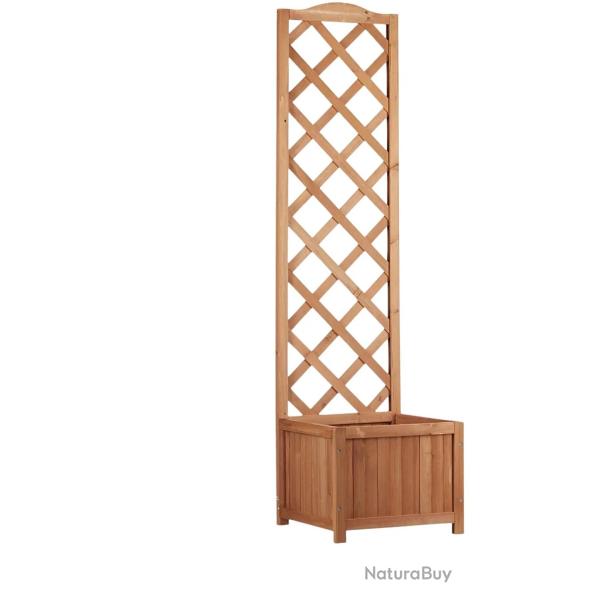 Jardini�re avec treillis bac � fleurs bois jardin pot plantes r�sistant 13_0001317_2