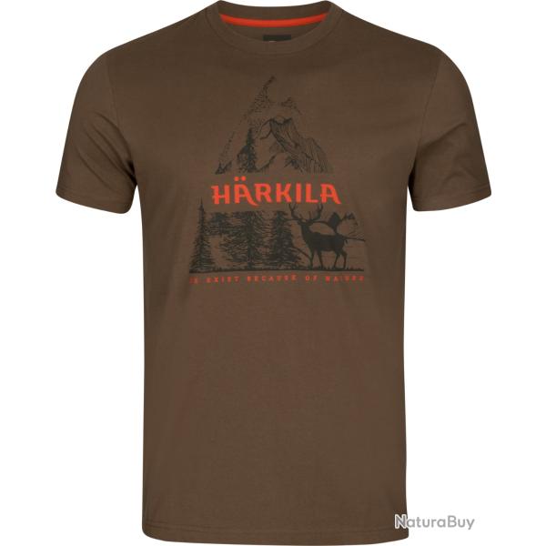 T-SHIRT HARKILA NATURE S/S SLATE BLACK TAILLE XL NEUF