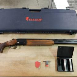 FUSIL SUPERPOSE FABARM ELOS N2 TRAP AS CAL.12/70 76CM PARFAIT ETAT PROCHE DU NEUF + MALETTE OCCASION