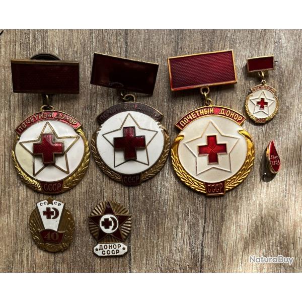 Insigne , order , m�daille Collection des insignes de Donateur d'Excellence de l'URSS (1944-1970).