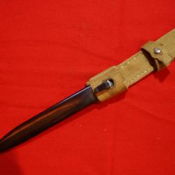 fourreau avec porte fourreau gousset toile baionnette 98k