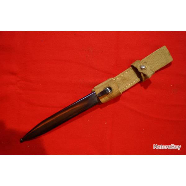 fourreau avec porte fourreau gousset toile baionnette 98k
