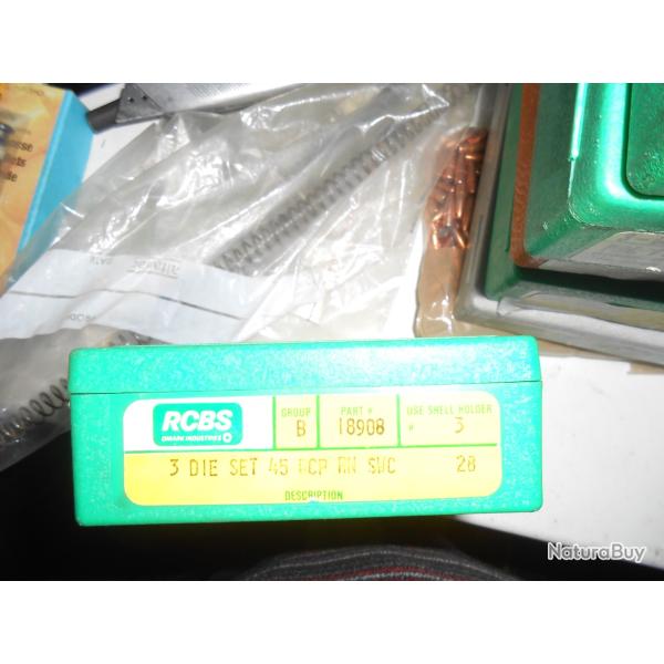 Outils de rechargement pour 45ACP