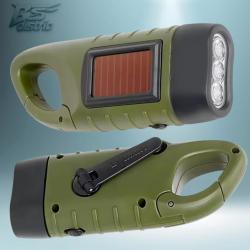 Lampe Led Dynamo Solaire &Eacute;tanche