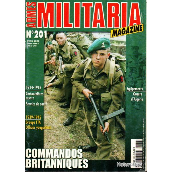 Militaria magazine 201, �quipements guerre d'alg�rie , dagues des diplomates , cartouchi�res ersatz