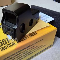VISEUR / SOFT AIR 551 CQB Tactical airsoft sight : vert / rouge