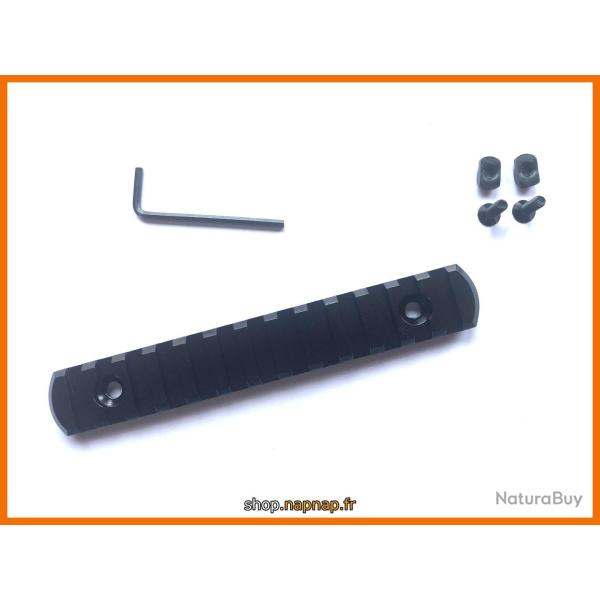 Rail picatinny: M-LOK 13, aluminium � bords arrondis