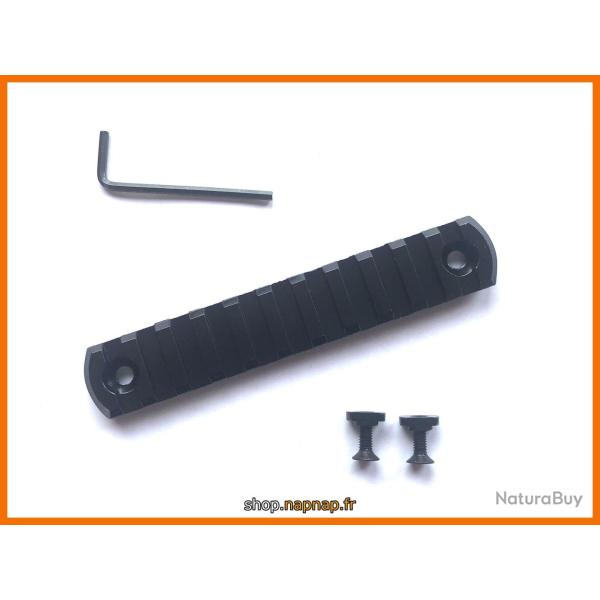 Rail picatinny: M-LOK 11, aluminium � bords arrondis