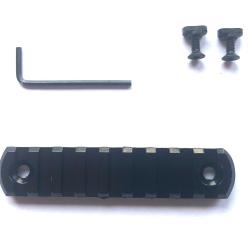 Rail picatinny: M-LOK 9, aluminium &agrave; bords arrondis