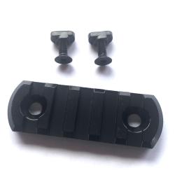 Rail picatinny: M-LOK 5, aluminium &agrave; bords arrondis