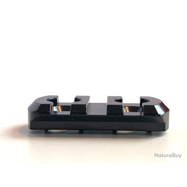 Rail picatinny: M-LOK 3, aluminium � bords arrondis