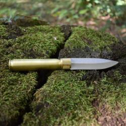 Couteau Sniper 12.7 Lame acier carbone