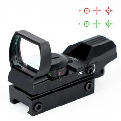 Red Dot viseur point rouge et vert pour rail picatinny